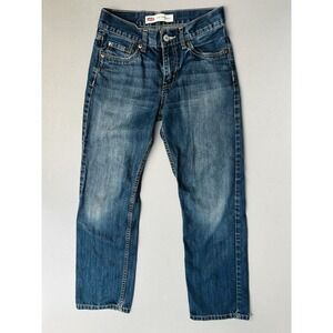 Levi's 514 Kids Size 14 Straight Leg REG Denim Blue‎ Jeans 27x27
